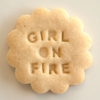 Girl on Fire Cookie Girl on Fire Cookie
