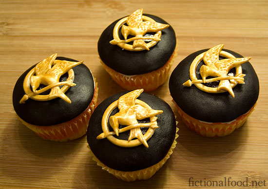 Mockingjay Cupcakes