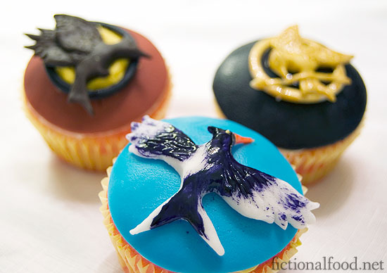 Mockingjay Cupcake