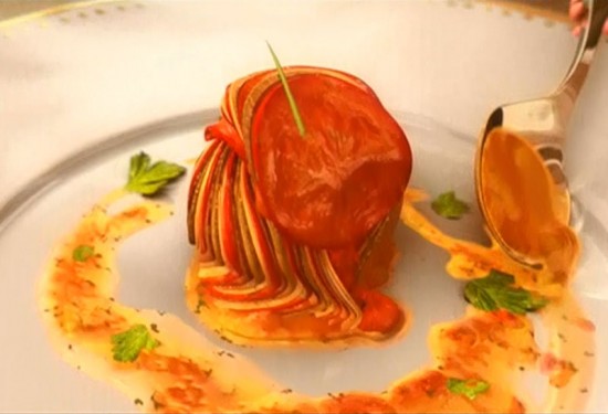 ratatouille plating