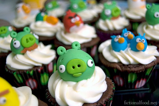 Angry Birds Cupcakes