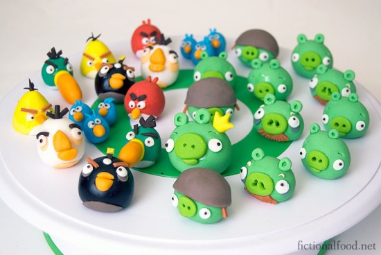 Angry Birds Fondant Figures