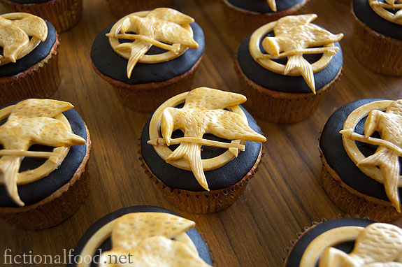 Mockingjay Cupcakes