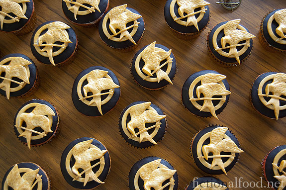 Mockingjay Cupcakes