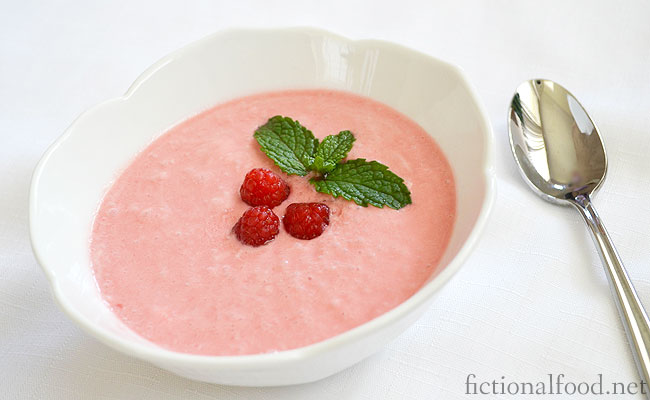 Frothy Raspberry Soup