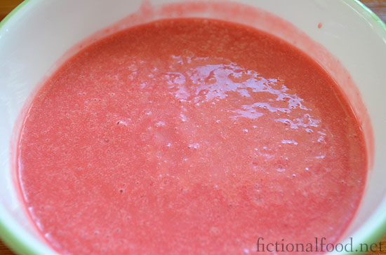 Raspberry Juice with Yogurt