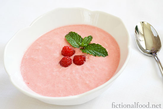 Frothy Raspberry Soup