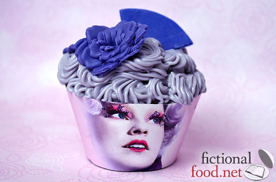 Purple Effie Trinket Cupcake