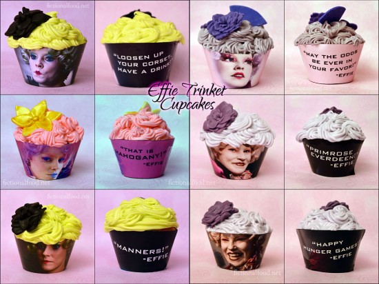 Effie Trinket Cupcakes