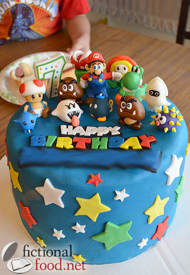 Tarta Pou  Fondant, Character, Mario characters